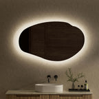 Aulic Evanston LED Mirror 1300mm with Matte White Acrylic Edge