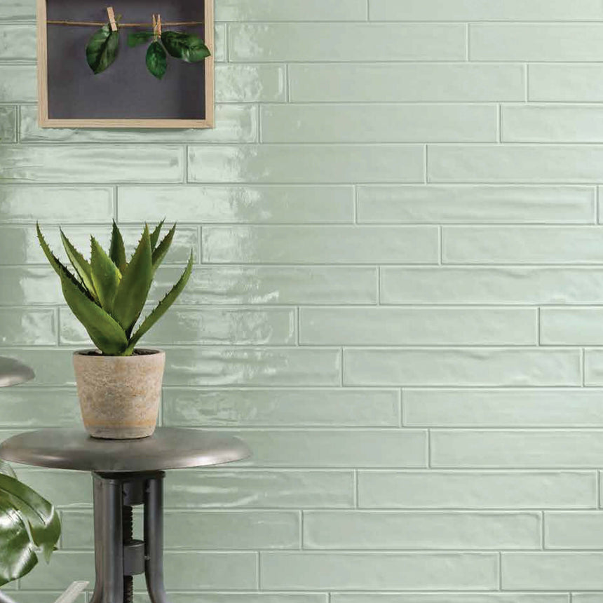 Victory 370x61 Gloss Mint Subway Tilemall