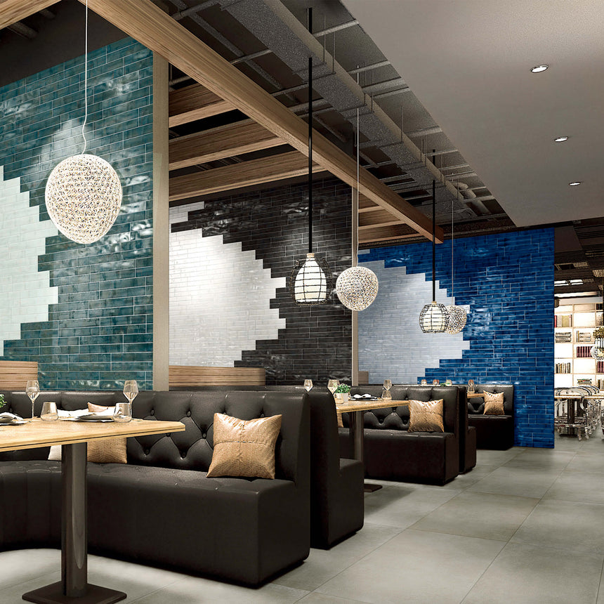 Brush 370x61 Gloss Denim Subway Tilemall