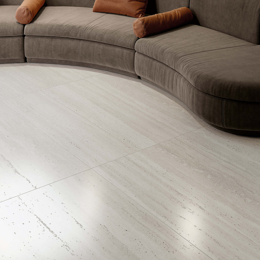 Sensi Roma 1200x1200 Antique White Travertine Look Tiles Tilemall
