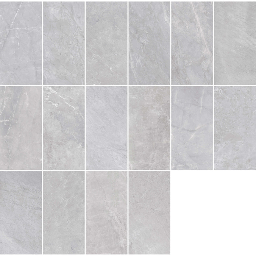 3D Crafted 1200x600 Natural Bardiglio Concrete Look Tiles Tilemall