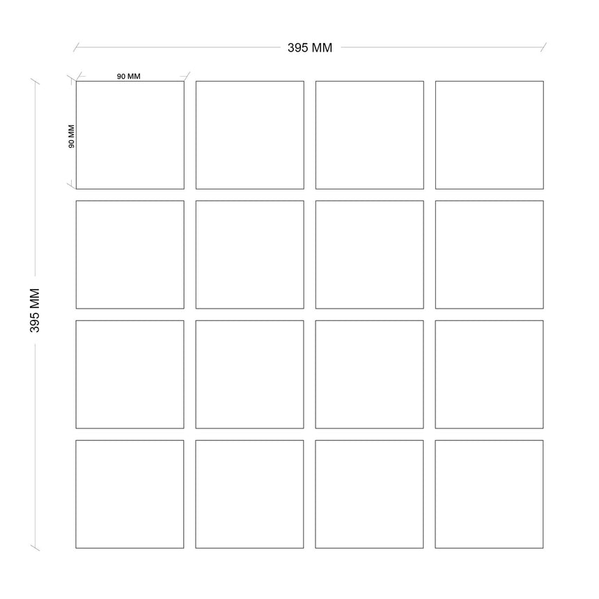 Cobble Stone Net Back Grid 90x90x20 White Quartzite Cobble Stone Tilemall