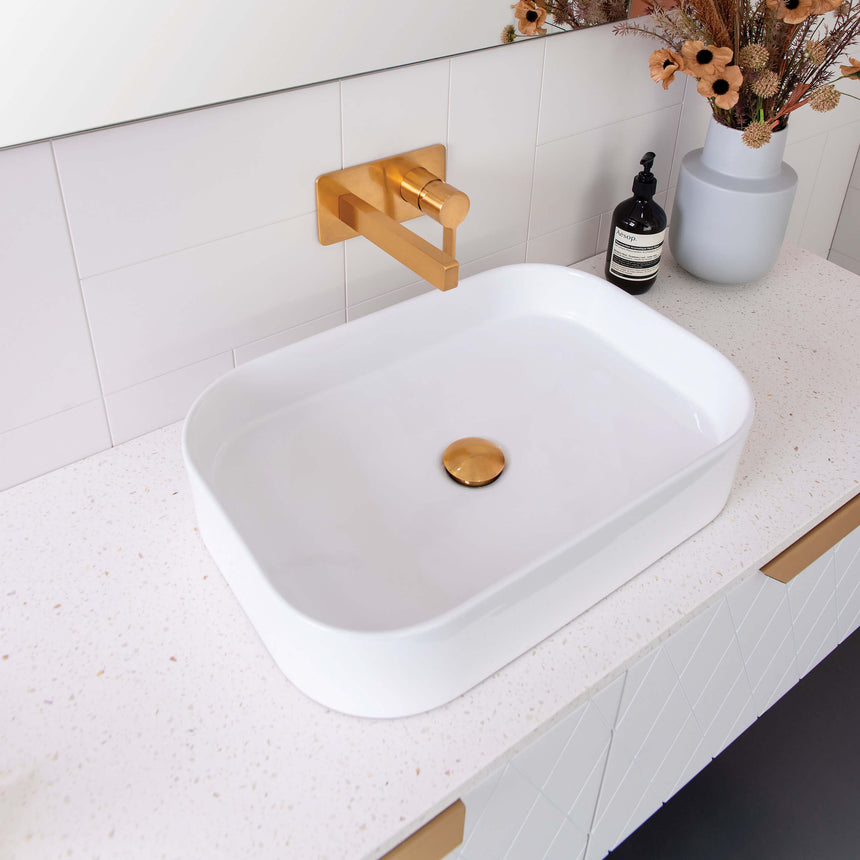 ADP Max Above Counter Basin Matte White Bathroom Basin ADP