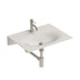 ADP Veil Wall Basin 600 Matte Pearl 1 Tap Hole