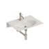 ADP Veil Wall Basin 600 Matte Pearl None Tap Hole