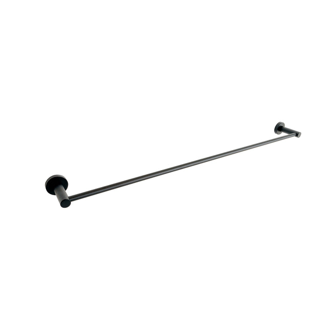 ADP Bloom Single Towel Rail 750 Matte Black Bathroom Accessories ADP Default Title