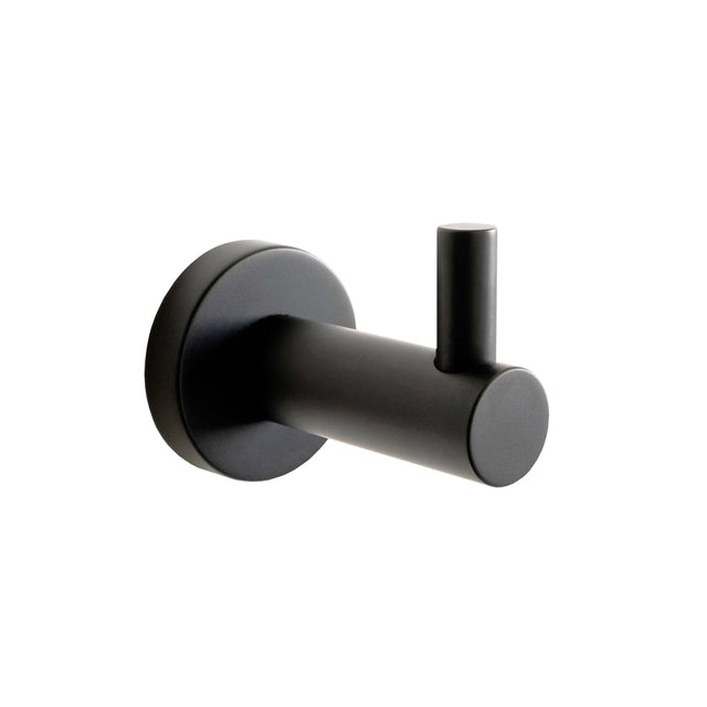 ADP Bloom Robe Hook Matte Black Bathroom Accessories ADP Default Title