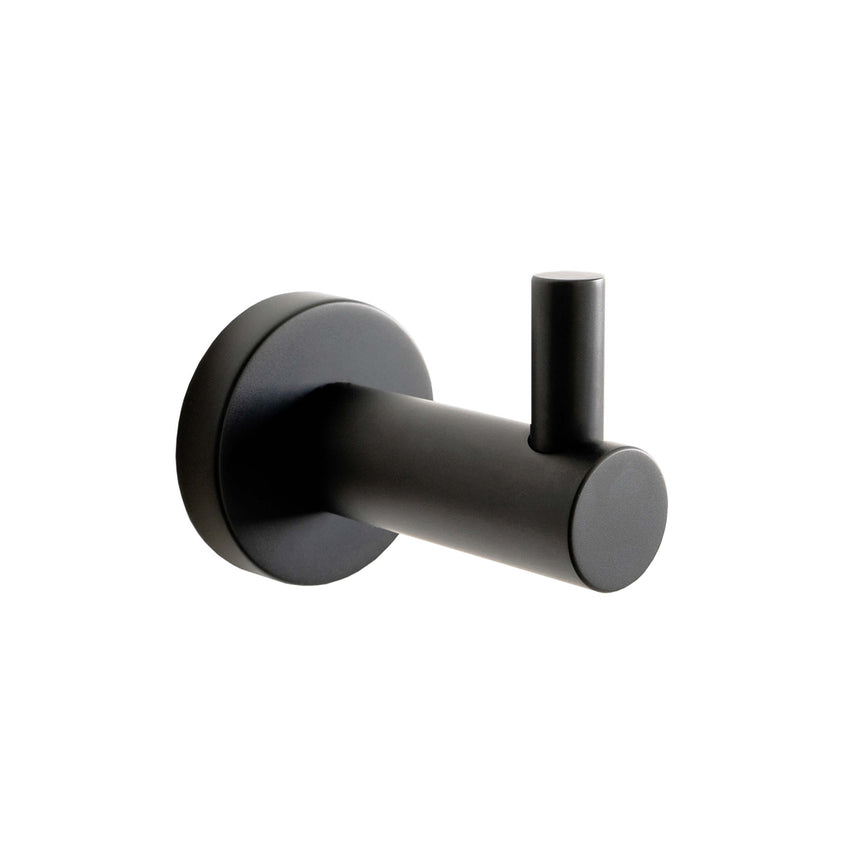 ADP Bloom Robe Hook Matte Black Bathroom Accessories ADP Default Title