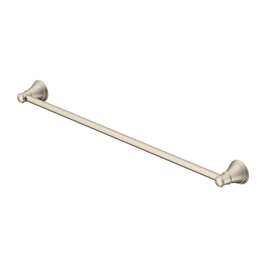 ADP Eternal Single Towel Rail 600 Brush Nickel Bathroom Accessories ADP Default Title