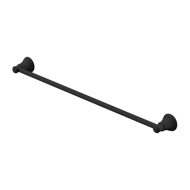 ADP Eternal Single Towel Rail 600 Matte Black Bathroom Accessories ADP Default Title