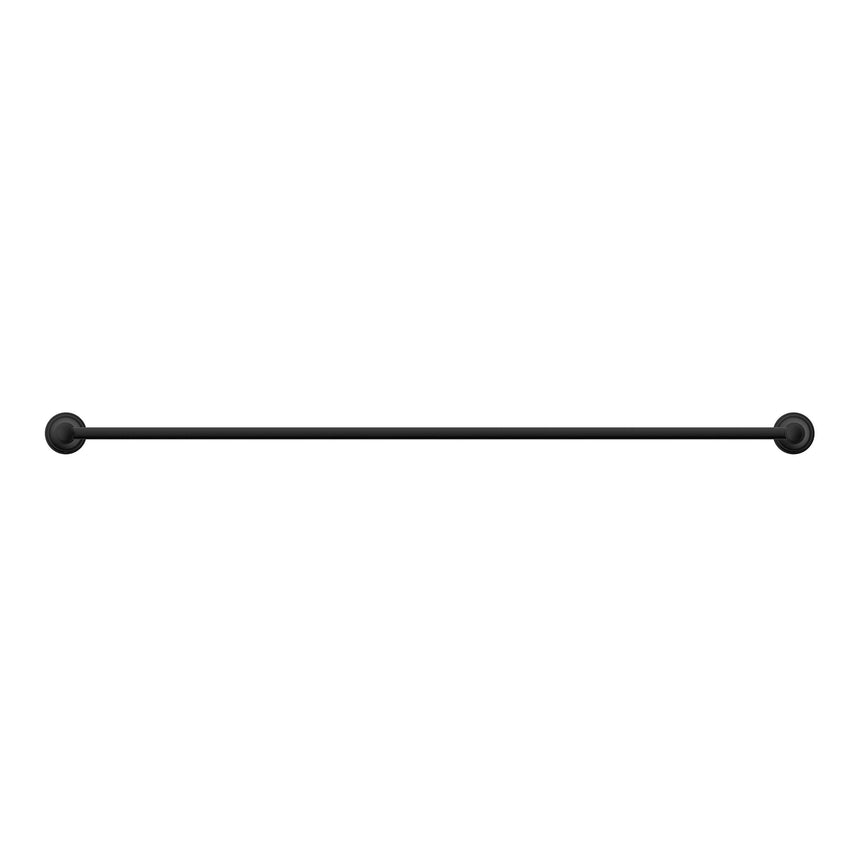 ADP Eternal Single Towel Rail 900 Matte Black Bathroom Accessories ADP