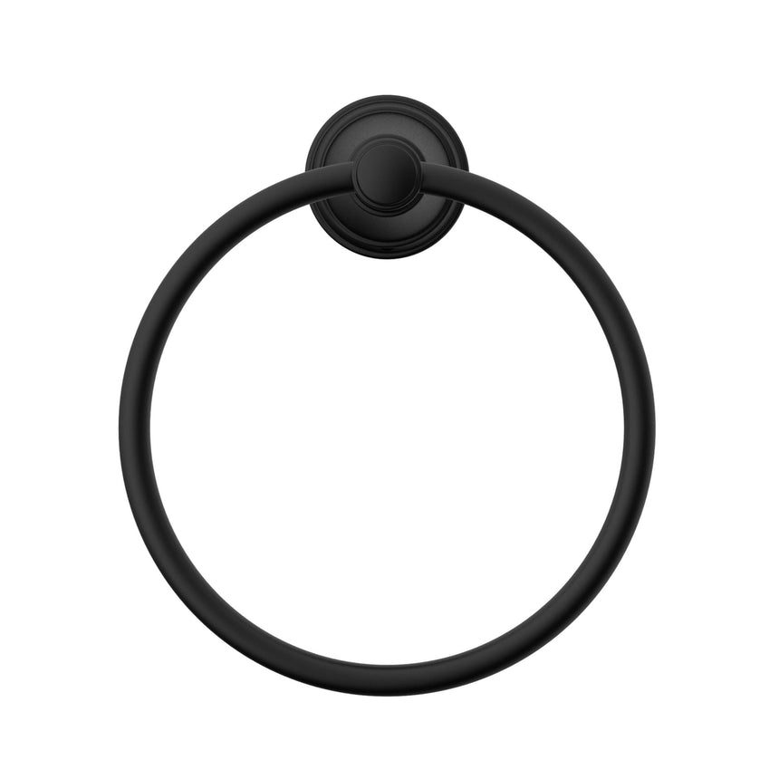 ADP Eternal Hand Towel Ring Matte Black Bathroom Accessories ADP Default Title
