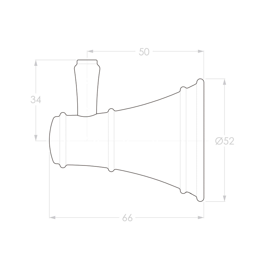 ADP Eternal Robe Hook Matte Black Bathroom Accessories ADP