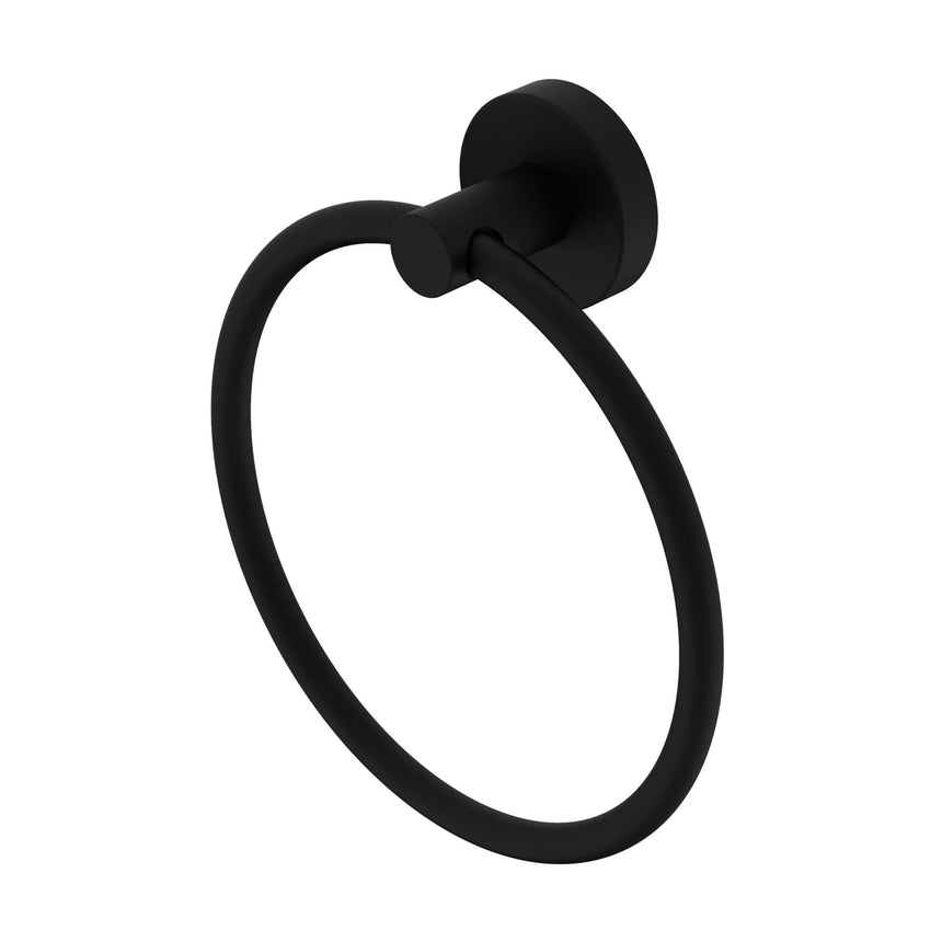 ADP Soul Hand Towel Ring Matte Black Bathroom Accessories ADP Default Title