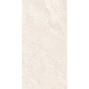 Travertine Cross Cut 1200x600mm matt white porcelain tile by Tilemall with subtle linear veining