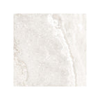3D Crafted 600x600 Natural Travertine White Concrete Look Rectified