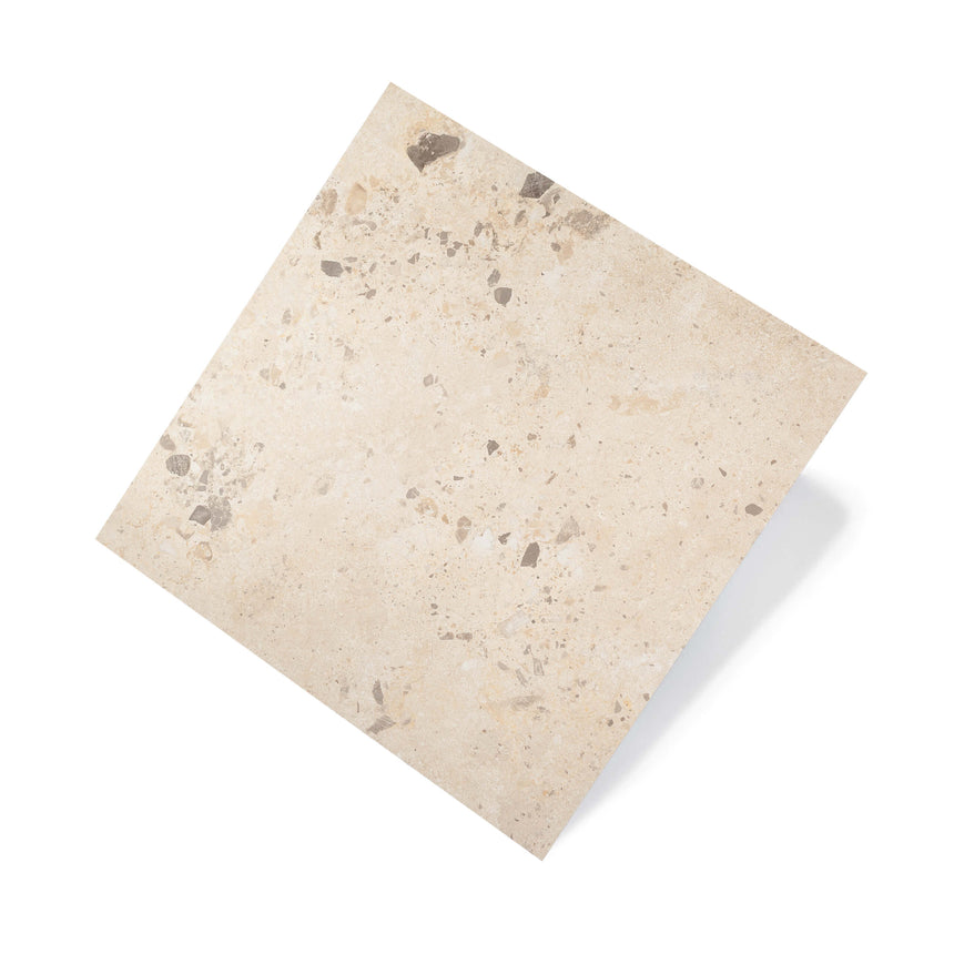 Rockies 600x600 Surface Tec Cream Terrazzo Look Tiles Tilemall