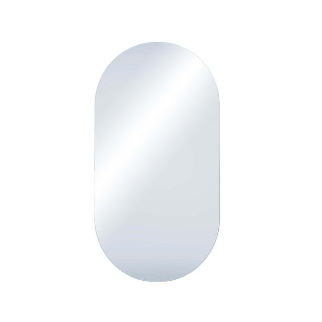 Ellips Pencil Edge Plain Mirror 450x900mm Frameless Mirror Lukka Bathware Default Title