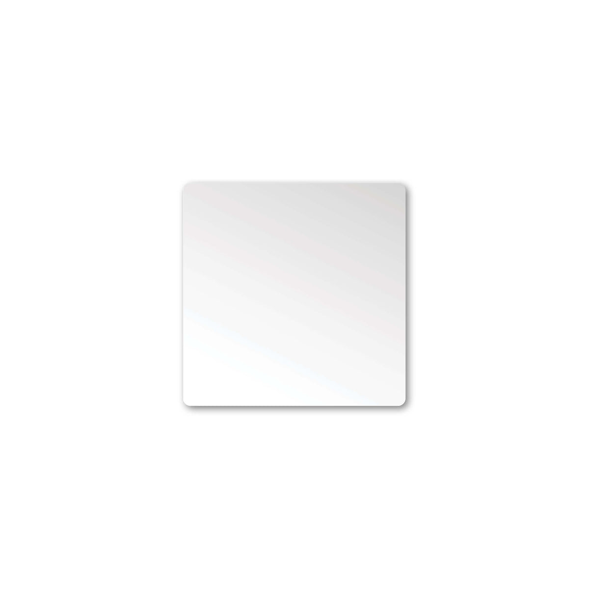Lukka Plain Mirror square 750x750mm frameless bathroom mirror by Tilemall with pencil edge detail
