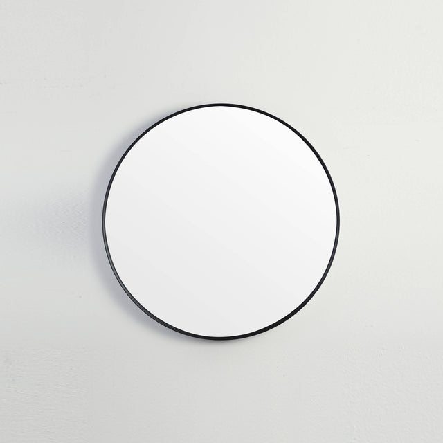 Orbis Framed Mirror 700mm Matte Black Framed Mirror Lukka Bathware Default Title