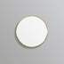 Orbis Framed Mirror 600mm Brushed Gold