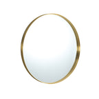 Orbis Framed Mirror 900mm Brushed Gold