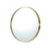Orbis Framed Mirror 900mm Brushed Gold