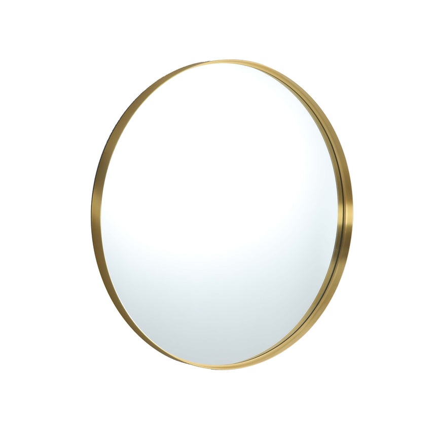 Orbis Framed Mirror 900mm Brushed Gold Framed Mirror Lukka Bathware Default Title