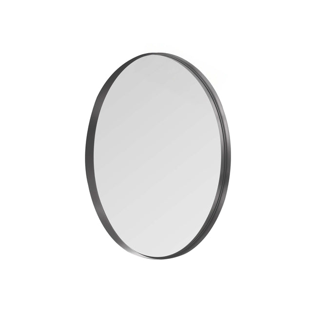 Orbis Framed Mirror 800mm Gun Metal Framed Mirror Lukka Bathware Default Title