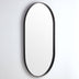 Ellips Framed Mirror 450x1200mm Matte Black