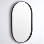 Elips Framed Mirror 600x1500mm Matte Black