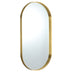 Ellips Framed Mirror 600x1500mm Brushed Gold