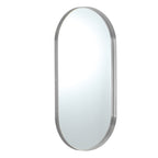 Elips Framed Mirror 600x1500mm Brushed Nickel