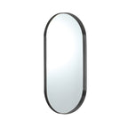 Elips Framed Mirror 450x900mm Gun Metal