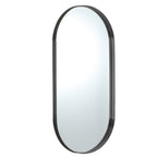 Elips Framed Mirror 600x1500mm Gun Metal