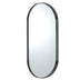 Ellips Framed Mirror 600x1500mm Gun Metal