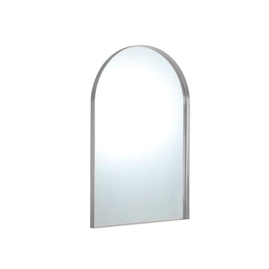 Arco Framed Mirror 600x900mm Brushed Nickel Framed Mirror Lukka Bathware Default Title