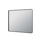 Recta Framed Mirror 900x750mm Matte Black