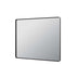 Recta Framed Mirror 900x750mm Matte Black