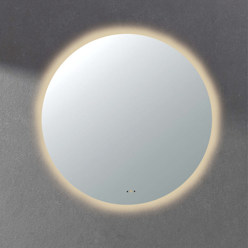 Orbis LED Back Lit Mirror Pencil Edge 800mm LED Frameless Mirror Lukka Bathware Default Title
