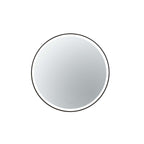 Orbis Framed LED Mirror 600mm Matte Black