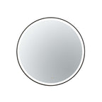 Orbis Framed LED Mirror 800mm Matte Black