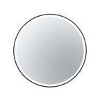 Orbis Framed LED Mirror 900mm Matte Black