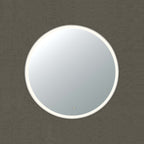 Orbis Framed LED Mirror 800mm Brushed Nickel