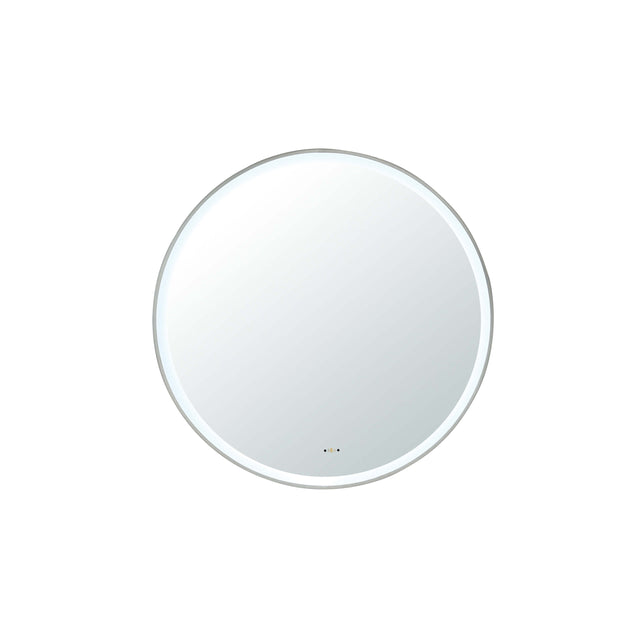 Orbis Framed LED Mirror 600mm Gun Metal LED Framed Mirror Lukka Bathware Default Title