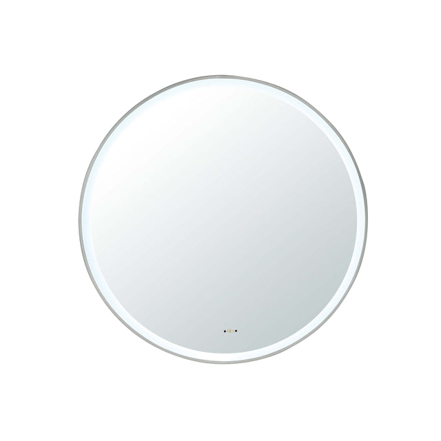 Orbis Framed LED Mirror 800mm Gun Metal LED Framed Mirror Lukka Bathware Default Title