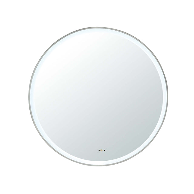 Orbis Framed LED Mirror 900mm Gun Metal LED Framed Mirror Lukka Bathware Default Title