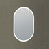 Ellips Framed LED Mirror 450x900mm Gun Metal