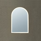 Arco Framed LED Mirror 600x900mm Gun Metal