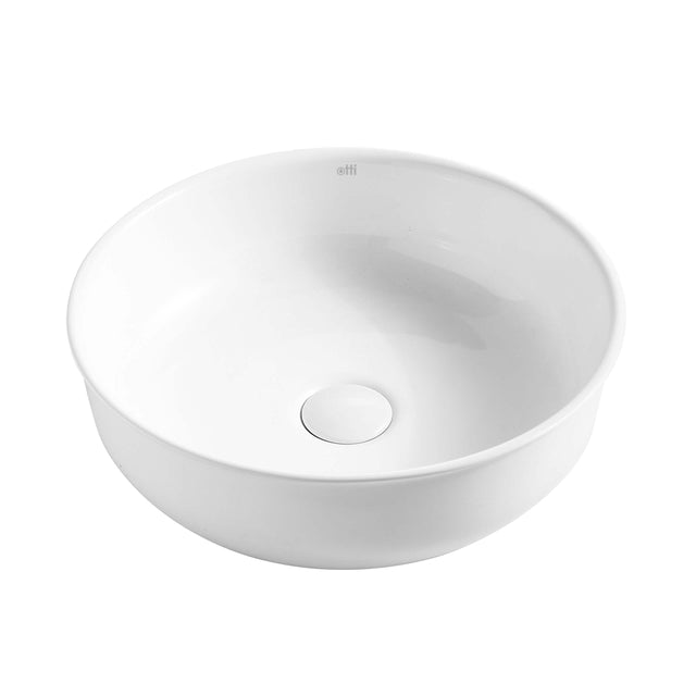 Bronte Round Basin 360mm Gloss White Bathroom Basin Otti Australia Default Title